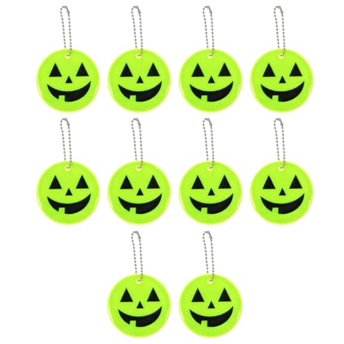 BESTonZON 10st Kürbis-monster-anhänger Zwerge Im Freien Figuren Reflektierende Ausrüstung Dekoration Glühen Fallen Lichter Ornamente Halloween-charme Aufkleber Nacht Girlande Neon Yellow Pvc BESTonZON 10st Kürbis-monster-anhänger Zwerge Im Freien Figuren Reflektierende Ausrüstung Dekoration Glühen Fallen Lichter Ornamente Halloween-charme Aufkleber Nacht Girlande Neon Yellow Pvc von BESTonZON