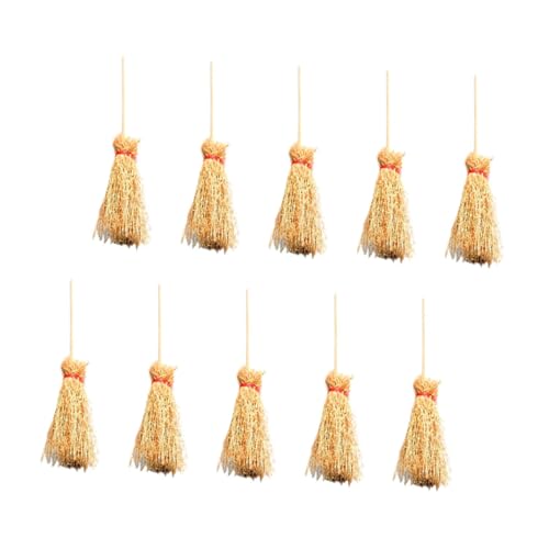 BESTonZON 10st Mini Besen Besen Mini-Besen Mini-möbelmodell Mini-hausbesen Miniaturmodelle Mini-simulationsbesen Mini-broms Spielzeugbesen Kinderspielzeug Simulierte Besen Khaki Buche BESTonZON 10st Mini Besen Besen Mini-Besen Mini-möbelmodell Mini-hausbesen Miniaturmodelle Mini-simulationsbesen Mini-broms Spielzeugbesen Kinderspielzeug Simulierte Besen Khaki Buche von BESTonZON