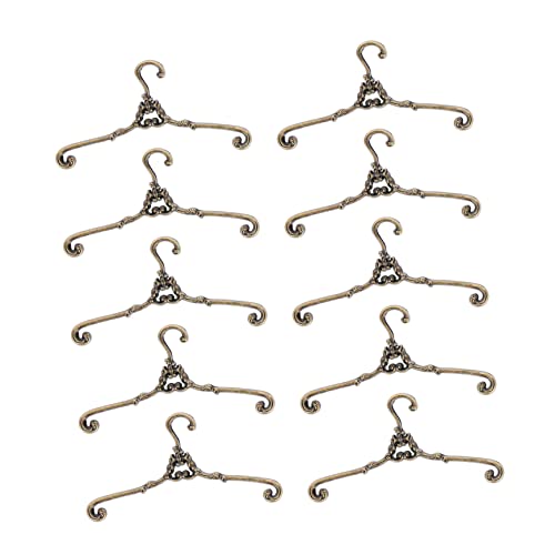 BESTonZON Puppenkleiderständer 10er-Pack Mini-kleiderbügel-Set Kleider-Organizer Für Jungen Und Mädchen Zur Aufbewahrung Von Spielzeugkleidung Im Puppenhaus BESTonZON Puppenkleiderständer 10er-Pack Mini-kleiderbügel-Set Kleider-Organizer Für Jungen Und Mädchen Zur Aufbewahrung Von Spielzeugkleidung Im Puppenhaus von BESTonZON