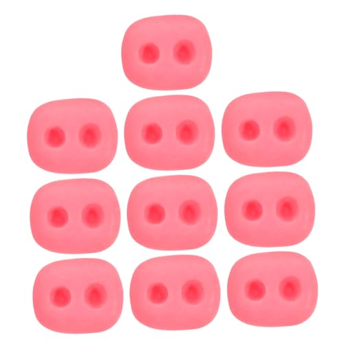 BESTonZON 10st Puppenschweinehörer -zubehör Bühnenrequisiten Kniffliges Winzige Spielsachen Miniatursachen Kleine Spielsachen Minispielzeug Für Mädchen Rosy Plastik von BESTonZON