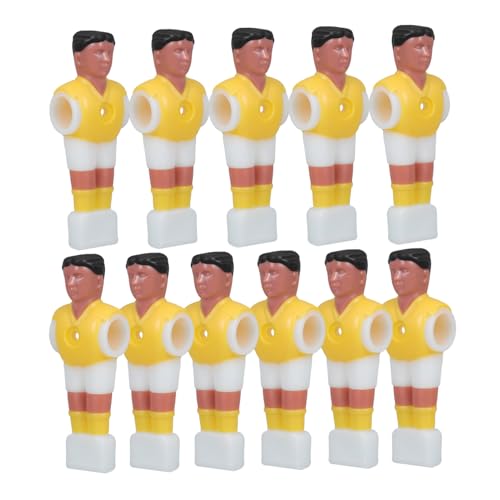 BESTonZON 11 Stück Tischfußballspieler Fußballkissen Für Jungenzimmer Fußballschuhe Fußball Für Jungen Kicker-ersatzspieler Foosball -fußballspiel Mann Yellow Umweltfreundlicher Kunststoff BESTonZON 11 Stück Tischfußballspieler Fußballkissen Für Jungenzimmer Fußballschuhe Fußball Für Jungen Kicker-ersatzspieler Foosball -fußballspiel Mann Yellow Umweltfreundlicher Kunststoff von BESTonZON