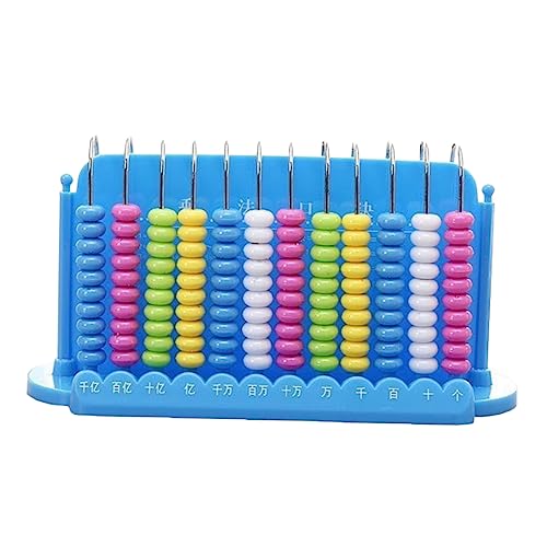 BESTonZON 12 Abakus kindererziehung aufklärung Mathematiklernen rechenbrett Schulanfang Abacus taschenrechner pädagogisches Zählwerkzeug berechnen Werkzeuge Plastik Blue BESTonZON 12 Abakus kindererziehung aufklärung Mathematiklernen rechenbrett Schulanfang Abacus taschenrechner pädagogisches Zählwerkzeug berechnen Werkzeuge Plastik Blue von BESTonZON