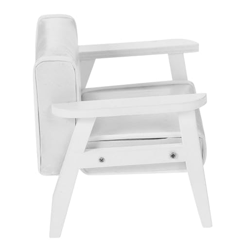 BESTonZON Mini-Stuhl 12 Maßstab Weißer Einzelsofa Modell Perfekte Dekoration Für Puppenstuben Und Miniaturmöbel Puppenmöbel BESTonZON Mini-Stuhl 12 Maßstab Weißer Einzelsofa Modell Perfekte Dekoration Für Puppenstuben Und Miniaturmöbel Puppenmöbel von BESTonZON