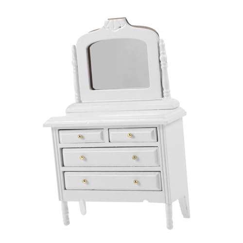 BESTonZON Mini-schminktisch Im Maßstab 1:12 Miniatur-Schrank-kit für Schlafzimmer- Spielzeug BESTonZON Mini-schminktisch Im Maßstab 1:12 Miniatur-Schrank-kit für Schlafzimmer- Spielzeug von BESTonZON