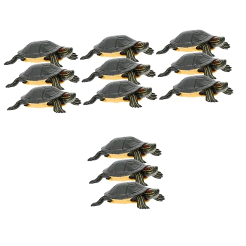 BESTonZON 12 STK simulierte Schildkröte gefüllte Schildkröte Schildkrötenmodell Spielzeug für Kinder kinderspielzeug Spielzeug für draußen Dekorationen für Aquarien Meeresschildkrötenfiguren von BESTonZON