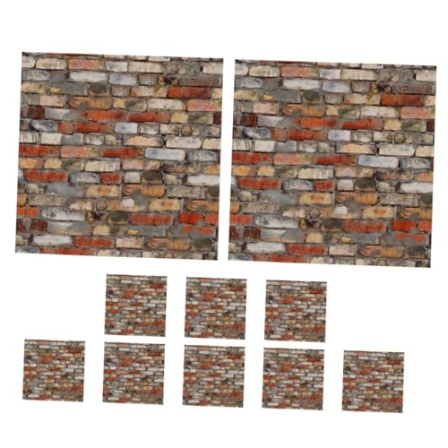 BESTonZON 12 Stück Boden mit Holzmaserung imitiert Aufkleber Fälschung tapetenablöser puppenhaus klebefliesen Boden Holz deko Mini- -Tapete Badezimmerzubehör für Puppen PVC BESTonZON 12 Stück Boden mit Holzmaserung imitiert Aufkleber Fälschung tapetenablöser puppenhaus klebefliesen Boden Holz deko Mini- -Tapete Badezimmerzubehör für Puppen PVC von BESTonZON