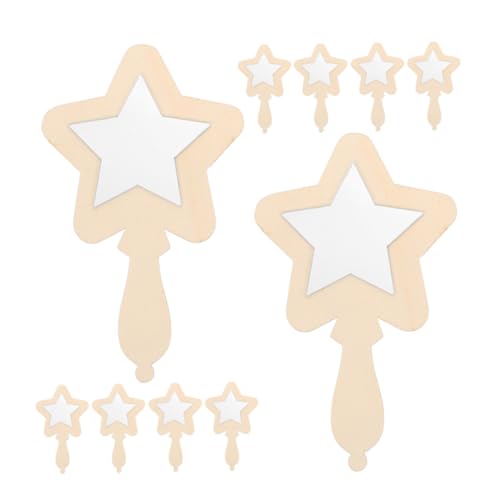 BESTonZON Kinder-bastelspiegel Für Kinder Holzspiegel-bastelset Unzerbrechliche Spiegel von BESTonZON