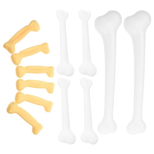 BESTonZON 12 Stück Halloween Knochen Requisiten Mini Halloween Knochen Requisiten Gruselige BESTonZON 12 Stück Halloween Knochen Requisiten Mini Halloween Knochen Requisiten Gruselige von BESTonZON