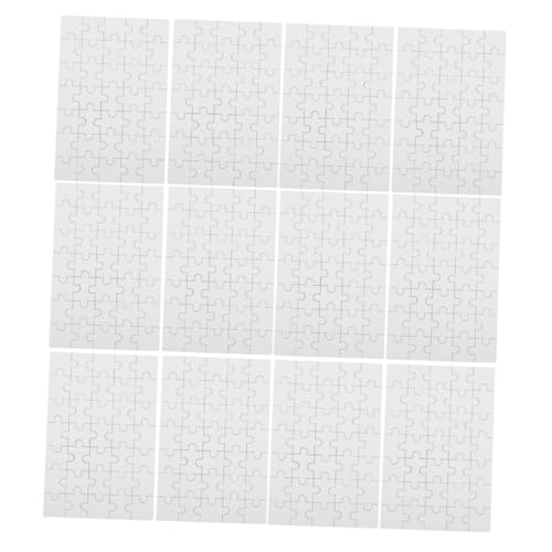 BESTonZON 12 Stück Leere Puzzles Kognitives Puzzlespielzeug Sublimationsleer-Puzzle Sublimationsrohlinge Puzzles Sublimations-Puzzle-Handwerk Weiß Holz BESTonZON 12 Stück Leere Puzzles Kognitives Puzzlespielzeug Sublimationsleer-Puzzle Sublimationsrohlinge Puzzles Sublimations-Puzzle-Handwerk Weiß Holz von BESTonZON