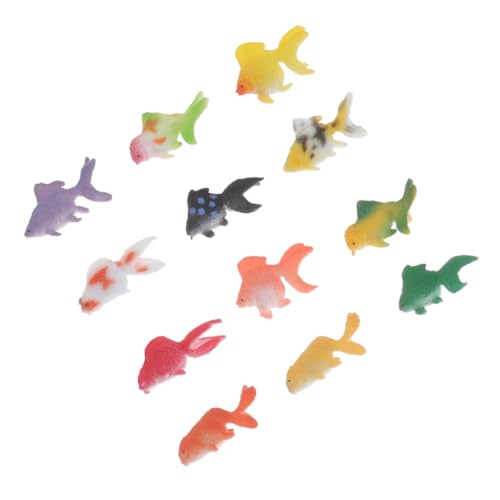 BESTonZON Figuren-Set – 12-teiliges Realistisches Aquarium- Schwimmendes Fischspielzeug Für Die Kindererziehung BESTonZON Figuren-Set – 12-teiliges Realistisches Aquarium- Schwimmendes Fischspielzeug Für Die Kindererziehung von BESTonZON