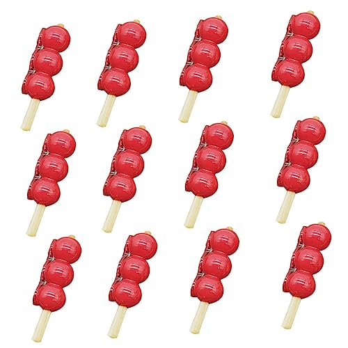 BESTonZON 12 Stück Simulierte Kandierte Haws Miniatur Party Fälschung Mini-Essen Schmuck Hochzeitsdeko Zubehör Simulation Von Kandierten Haws Lebensmitteldekoration Rot Acryl BESTonZON 12 Stück Simulierte Kandierte Haws Miniatur Party Fälschung Mini-Essen Schmuck Hochzeitsdeko Zubehör Simulation Von Kandierten Haws Lebensmitteldekoration Rot Acryl von BESTonZON