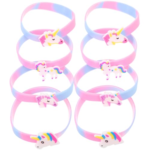 BESTonZON 12 Stück Teiliges Einhorn Armband PVC Cartoon Stil Bunte Kinderarmbänder Passend für Kinderhandgelenke Langlebig Niedliche Einhorn Party Gastgeschenke für Geburtstagsdeko und BESTonZON 12 Stück Teiliges Einhorn Armband PVC Cartoon Stil Bunte Kinderarmbänder Passend für Kinderhandgelenke Langlebig Niedliche Einhorn Party Gastgeschenke für Geburtstagsdeko und von BESTonZON