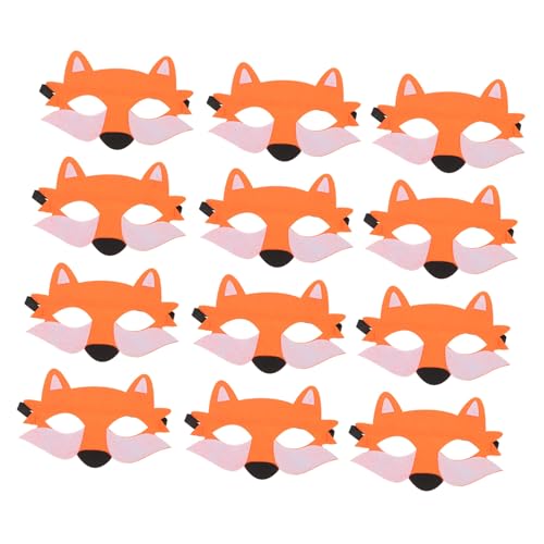 BESTonZON 12stücke Halloween Wolfsmaske Aus Filz Halbgesichtsmaske Für Junge Mädchen Party-maske Cosplay-maske Tiermaske Verkleidung Feiertagsdekoration Leicht Und Wiederverwendbar BESTonZON 12stücke Halloween Wolfsmaske Aus Filz Halbgesichtsmaske Für Junge Mädchen Party-maske Cosplay-maske Tiermaske Verkleidung Feiertagsdekoration Leicht Und Wiederverwendbar von BESTonZON