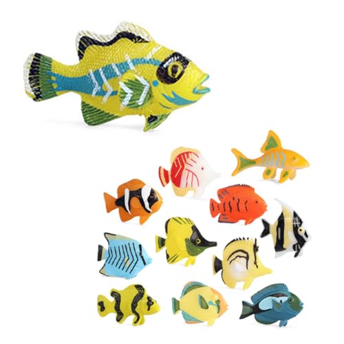 BESTonZON 12 Stück Teiliges Kleine Meeresbewohner Figuren aus Robustem Dekoratives Kinderspielzeug für Haushalt und Schreibtisch Kompakte Realistische Tiermodelle für Kreative Meeresthema BESTonZON 12 Stück Teiliges Kleine Meeresbewohner Figuren aus Robustem Dekoratives Kinderspielzeug für Haushalt und Schreibtisch Kompakte Realistische Tiermodelle für Kreative Meeresthema von BESTonZON