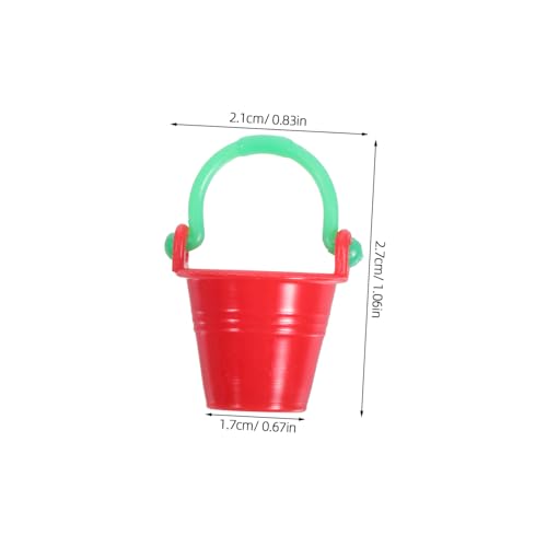 BESTonZON 12 Stück Teiliges Mini Eimer Robustem Abs Realistisch Gestaltete Puppenhaus Dekoration für Mikrolandschaften Strand und Garten Szenen Kleine Bunte Kunststoffbehälter für BESTonZON 12 Stück Teiliges Mini Eimer Robustem Abs Realistisch Gestaltete Puppenhaus Dekoration für Mikrolandschaften Strand und Garten Szenen Kleine Bunte Kunststoffbehälter für von BESTonZON