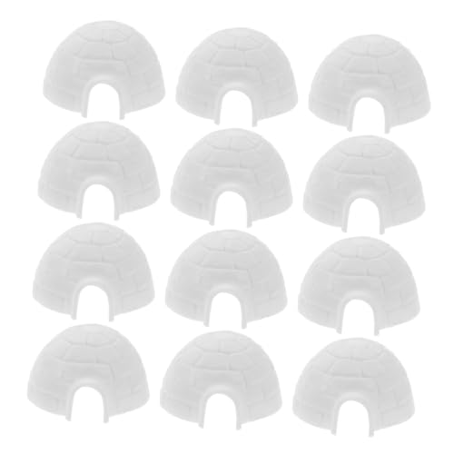 BESTonZON 12 Stück Teiliges Mini Eishaus Figuren aus Kunststoff Realistische Arktische Tiermodelle Dekorative Iglu deko für Kinderzimmer Garten DIY Landschaftsgestaltung und BESTonZON 12 Stück Teiliges Mini Eishaus Figuren aus Kunststoff Realistische Arktische Tiermodelle Dekorative Iglu deko für Kinderzimmer Garten DIY Landschaftsgestaltung und von BESTonZON