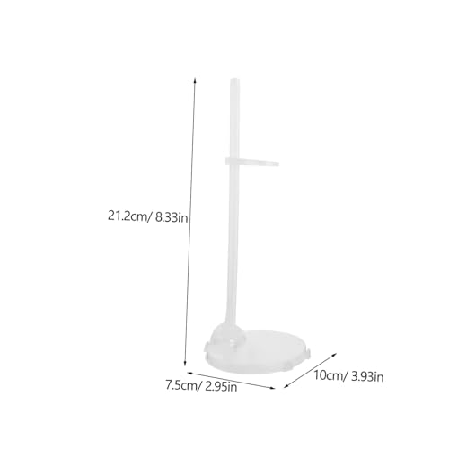 BESTonZON 12 Stück Teiliges Puppenständer Robustem Kunststoff Stabiler Doll Display Halter für Verschiedene Puppen und Figuren Tragbar und Vielseitig für Spielzeugpräsentationen in von BESTonZON