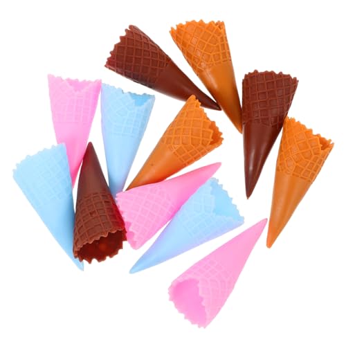 BESTonZON 12 Stück Teiliges Realistische Eiswaffel Deko Modelle in Pastellfarben für Fotorequisite Detailgetreue Nachbildung Knuspriger Eiscremekegel für Kreatives Rollenspiel BESTonZON 12 Stück Teiliges Realistische Eiswaffel Deko Modelle in Pastellfarben für Fotorequisite Detailgetreue Nachbildung Knuspriger Eiscremekegel für Kreatives Rollenspiel von BESTonZON