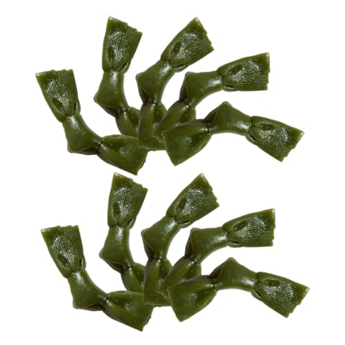 BESTonZON 12 Stück Teiliges Realistische Simulation Seetangknoten Modelle Künstliche Algenknoten Dekoration Langlebig und Pflegeleicht Geeignet für Aquarium Wohnraum Party und Rollenspiele von BESTonZON