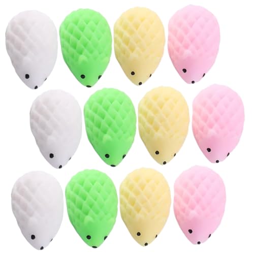 BESTonZON 12 Stück Teiliges Realistisches Igel Quetschspielzeug Stressabbau Kreatives Decompression Toy für Erwachsene Vielseitiges Antistress in Farben als Party und Geschenk BESTonZON 12 Stück Teiliges Realistisches Igel Quetschspielzeug Stressabbau Kreatives Decompression Toy für Erwachsene Vielseitiges Antistress in Farben als Party und Geschenk von BESTonZON