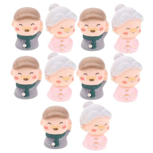 BESTonZON 12 Stück Teiliges Resin Deko Figuren Älteres Stabile Hochzeitstorten-deko Vielseitiger Jubiläums-kuchentopper DIY Geburtstag Romantische Tischdekoration für Eltern BESTonZON 12 Stück Teiliges Resin Deko Figuren Älteres Stabile Hochzeitstorten-deko Vielseitiger Jubiläums-kuchentopper DIY Geburtstag Romantische Tischdekoration für Eltern von BESTonZON