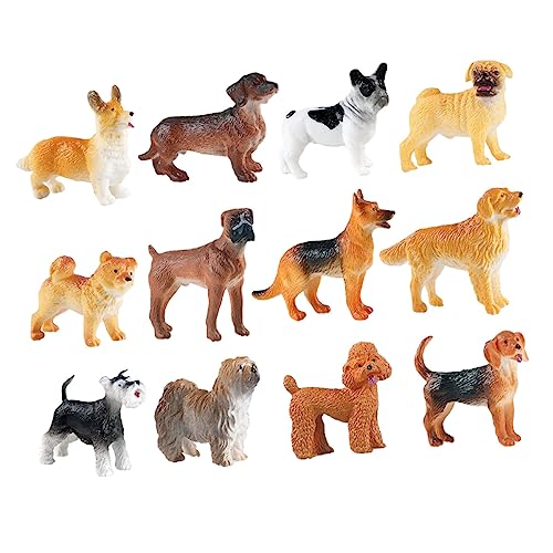 BESTonZON 12 Stück Teiliges Set Mini Hunde Figuren Realistische Hunde für Fördert Kreativität und Fantasie als für Dekoration von BESTonZON 12 Stück Teiliges Set Mini Hunde Figuren Realistische Hunde für Fördert Kreativität und Fantasie als für Dekoration von von BESTonZON