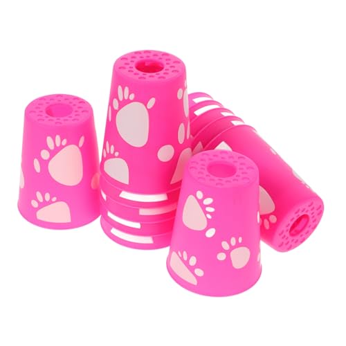 BESTonZON 12 Stück Teiliges Stapelbecher Set Stapelbare Sportbecher für Spiele und Wettbewerbe Pinke Mini Cups Leicht zu Lagern und Transportieren Geeignet für Party und Outdoor Aktivitäten BESTonZON 12 Stück Teiliges Stapelbecher Set Stapelbare Sportbecher für Spiele und Wettbewerbe Pinke Mini Cups Leicht zu Lagern und Transportieren Geeignet für Party und Outdoor Aktivitäten von BESTonZON