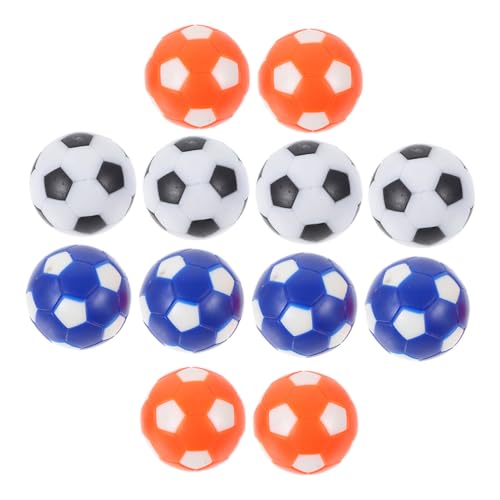 BESTonZON 12 Stück Teiliges Tischfußball Bälle Ersatzbälle für Tischfußballspiele Mini Kickerbälle Langlebig und Leicht für Familien und Gartenpartien von BESTonZON