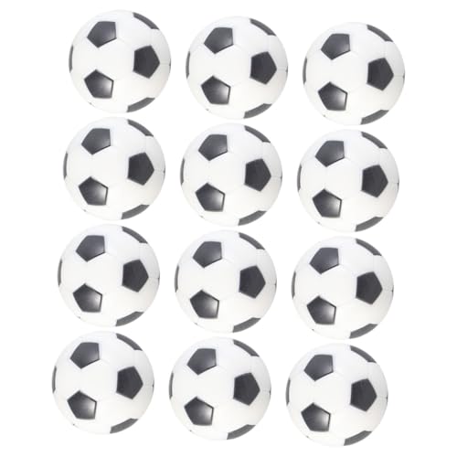 BESTonZON 12 Stück Teiliges Tischfußball Ersatzbälle Kunststoff Fußball Tischkicker Bälle für Standard Kickertisch Spiel Zubehör BESTonZON 12 Stück Teiliges Tischfußball Ersatzbälle Kunststoff Fußball Tischkicker Bälle für Standard Kickertisch Spiel Zubehör von BESTonZON