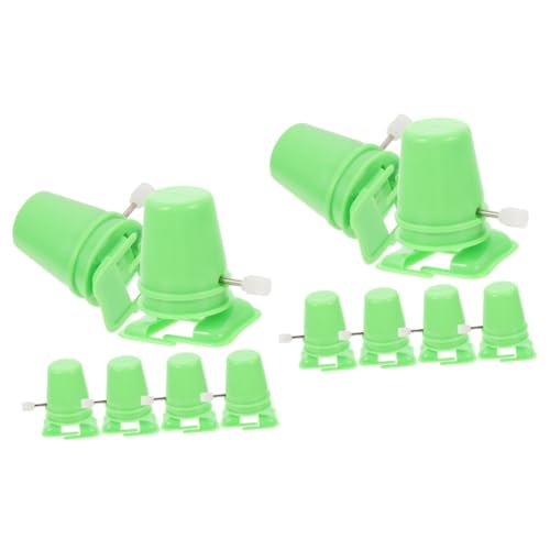 BESTonZON 12 Stück Teiliges Wind Up Aufziehmechanismus Wiederverwendbar Transparente DIY Ersatzteile für Tonfiguren und Bastelroboter Zubehör von BESTonZON