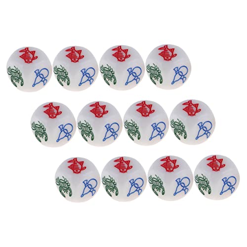 BESTonZON 12 Stück Würfel-layouts Unterhaltungswürfel Retro-würfel Ästhetische Würfelstütze Würfel Masse Brett Würfel Partyspielzubehör Partyspielwürfel Würfelspielspielzeug Partywürfel Harz BESTonZON 12 Stück Würfel-layouts Unterhaltungswürfel Retro-würfel Ästhetische Würfelstütze Würfel Masse Brett Würfel Partyspielzubehör Partyspielwürfel Würfelspielspielzeug Partywürfel Harz von BESTonZON