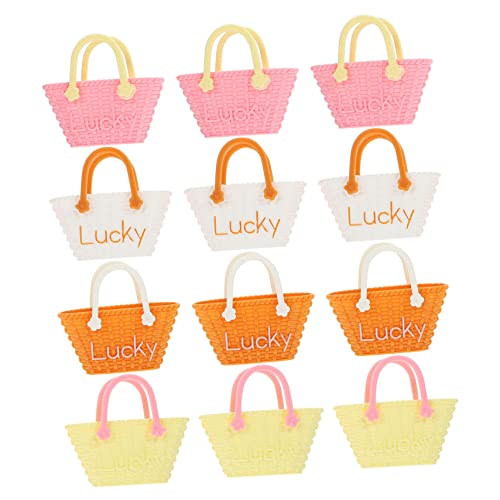 BESTonZON 12 Stück Mini-Taschen Für Puppen Reborn-puppenzubehör Puppenkoffer Für Baby-Spielzeug BESTonZON 12 Stück Mini-Taschen Für Puppen Reborn-puppenzubehör Puppenkoffer Für Baby-Spielzeug von BESTonZON