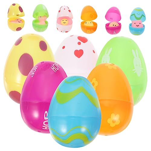 BESTonZON 12 -pcs Ostereier Gefüllt Mit Spielzeug Im Gefüllten Drücken Von Playthings Eggs Spielzeug Zufälliger Äußerer Kastenstil von BESTonZON