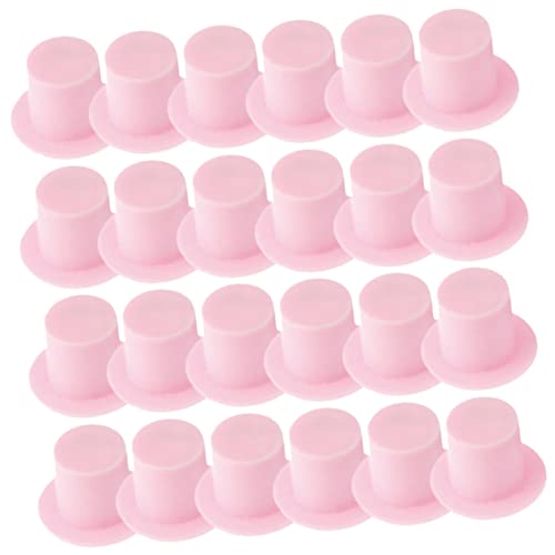 BESTonZON 120St Mini-Kappe bastelmaterial für bastelsets für spielwaren draußen DIY Zubehör Bausätze Weinflasche Zylinder Miniaturhüte zum Selbermachen Puppenhaushüte Harz Rosa BESTonZON 120St Mini-Kappe bastelmaterial für bastelsets für spielwaren draußen DIY Zubehör Bausätze Weinflasche Zylinder Miniaturhüte zum Selbermachen Puppenhaushüte Harz Rosa von BESTonZON