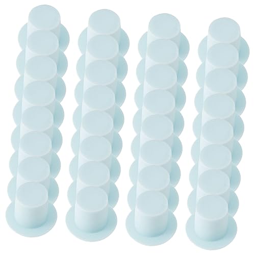BESTonZON 120st Mini-kappe Zylinder Mini-weihnachtsdekoration Verrückte Hüte Mini-weihnachtsbaum Mini-geburtstagshüte Kappen Miniatur Partyhüte Lustiger Hut Plastik Sky-blue von BESTonZON