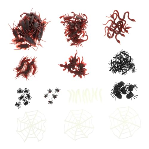 BESTonZON 128Pcs Simulation Insektenanzug gefälscht Streich federnd unheimlich Wurm Spinne Halloween Horror Halloween grusel Simulationswürmer Halloween-Simulation Plastik Colorful BESTonZON 128Pcs Simulation Insektenanzug gefälscht Streich federnd unheimlich Wurm Spinne Halloween Horror Halloween grusel Simulationswürmer Halloween-Simulation Plastik Colorful von BESTonZON