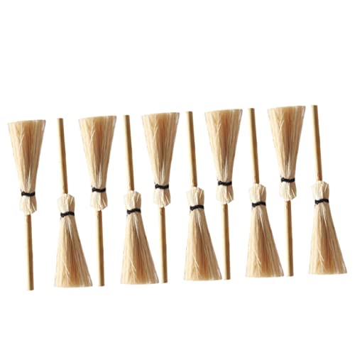BESTonZON 12St Mini-Besen deko für -Requisiten kinderspielzeuge Mini-Hausbesen- Dinge Dekoration Mini- Mini-Ornament natürlicher Bambus BESTonZON 12St Mini-Besen deko für -Requisiten kinderspielzeuge Mini-Hausbesen- Dinge Dekoration Mini- Mini-Ornament natürlicher Bambus von BESTonZON