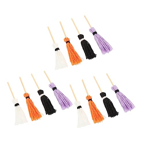 BESTonZON 12St Mini-Mopp für kinderspielzeug Geburtstagsgeschenk hühner Geburtstags Kleiner Besen Miniatur-Mopps Zubehör für Puppenhäuser Baumwolle BESTonZON 12St Mini-Mopp für kinderspielzeug Geburtstagsgeschenk hühner Geburtstags Kleiner Besen Miniatur-Mopps Zubehör für Puppenhäuser Baumwolle von BESTonZON