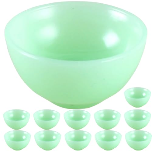 BESTonZON 12stücke Miniatur Schalen Für Puppenhaus Dekorative Mini Bowls Puppenhaus Küche Zubehör Mini House Accessoires Mini Geschirr Für Miniaturszenen von BESTonZON