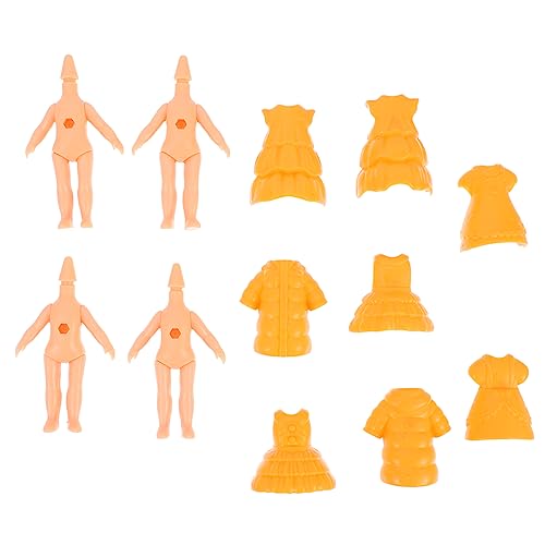BESTonZON 12St Puppenkörper für kinderspielzeug Puppen Toy Set Puppenträger Mädchen Körperzubehör für Puppen Puppenzubehör selber Machen Plastik Orange BESTonZON 12St Puppenkörper für kinderspielzeug Puppen Toy Set Puppenträger Mädchen Körperzubehör für Puppen Puppenzubehör selber Machen Plastik Orange von BESTonZON