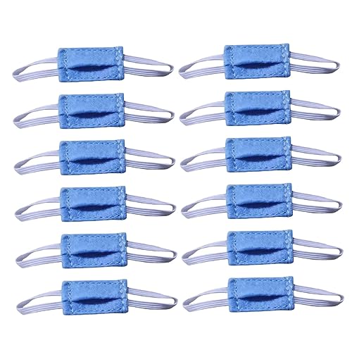 BESTonZON 12St Spielzeugmaske für kinderspielzeug wohnungsdeko Spielzeugdoktor weihnachstsgeschenk Puppe Gesichtsmaske Mini-Maske Minipuppenmaske Puppenmasken Stoff Blue von BESTonZON