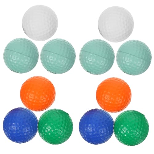 BESTonZON 12Stücke Mini Golf Relief Bälle Dehnbares Reliefspielzeug für Zufällige Farben Spaß für Kindergeburtstage Stressabbau für Erwachsene BESTonZON 12Stücke Mini Golf Relief Bälle Dehnbares Reliefspielzeug für Zufällige Farben Spaß für Kindergeburtstage Stressabbau für Erwachsene von BESTonZON