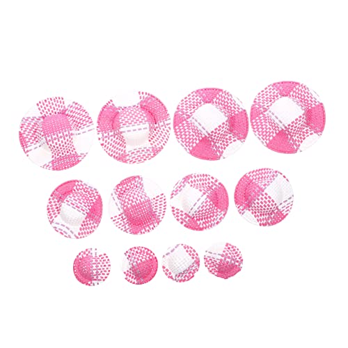 BESTonZON 12st Gestreiftes Hutzubehör Kind Babybecher Kleidung Schaukelspielzeug Ihr Bausätze Bezaubernder Hut Wiedergeborene Babypuppen Retro-brosche Sonnenhut Damen Mädchen Hut Papier Rosy BESTonZON 12st Gestreiftes Hutzubehör Kind Babybecher Kleidung Schaukelspielzeug Ihr Bausätze Bezaubernder Hut Wiedergeborene Babypuppen Retro-brosche Sonnenhut Damen Mädchen Hut Papier Rosy von BESTonZON