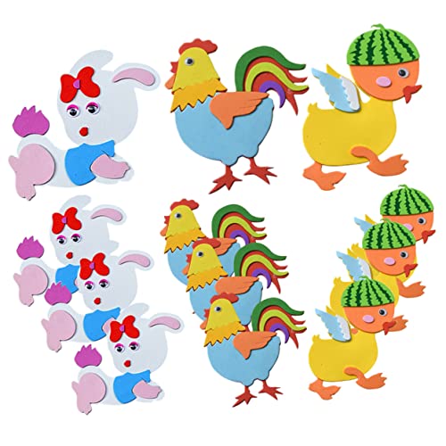 BESTonZON 12st Kaninchen-Schaum-Aufkleber Tiere Wandtattoo DIY Aufkleber Schaum Aufkleber Wandtattoo Kinderzimmer Tieraufkleber Selber Machen Wanddekoration Tiere Eva-Schaum BESTonZON 12st Kaninchen-Schaum-Aufkleber Tiere Wandtattoo DIY Aufkleber Schaum Aufkleber Wandtattoo Kinderzimmer Tieraufkleber Selber Machen Wanddekoration Tiere Eva-Schaum von BESTonZON