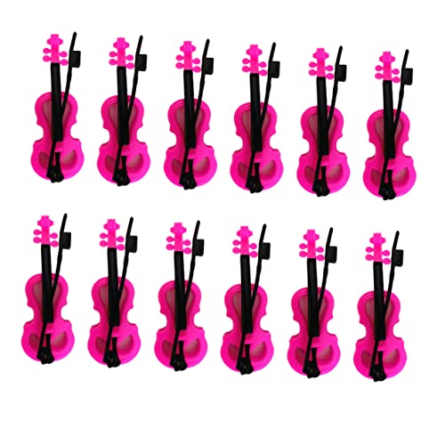 BESTonZON 12St Mini-Geige Kinderspielzeug Mini-Hausgeige Miniaturpuppenmöbel Violine Musikinstrumente Puppenhaus Geige Spielzeug Miniatur-Geigenspielzeug Spielzeugzimmer Zubehör Modell von BESTonZON