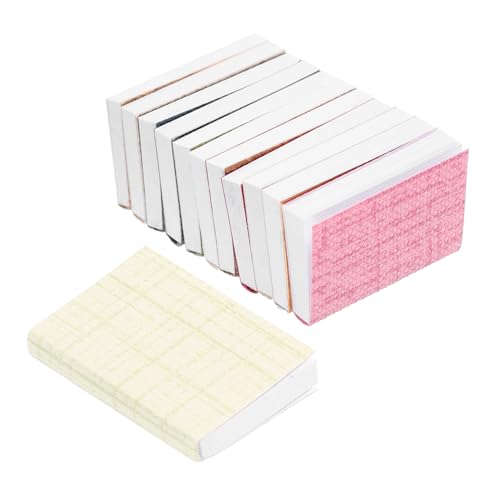 BESTonZON 12st Mini-puppenhaus Mini-zubehör Flauschige Dekoration Künstliche Dekoration Figur Skulptur Kinderdekoration Taschenpuppenhaus Figur Dekoration DIY-minibücher Beschichtetes Papier von BESTonZON