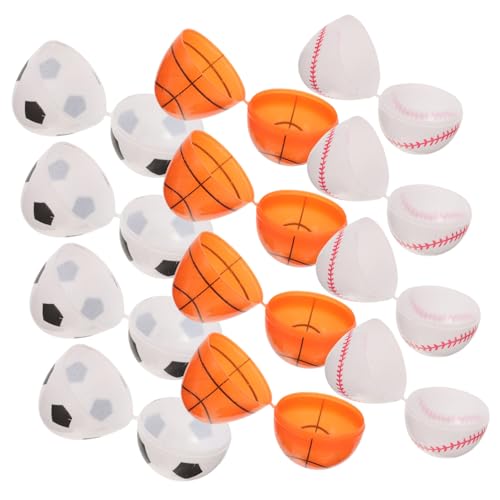 BESTonZON 12 Stücke Ostereier Fußball Themen Candy Lagerung Box Kunststoff Öffnende Ostern Sport Eier Nachfüllbare Ostern Boxen BESTonZON 12 Stücke Ostereier Fußball Themen Candy Lagerung Box Kunststoff Öffnende Ostern Sport Eier Nachfüllbare Ostern Boxen von BESTonZON