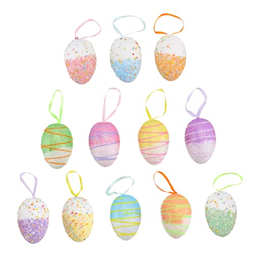 BESTonZON 12st Ostereier Hängende Osterdeko Hängende Osterei-dekorationen Eierbaum Osterkörbe Osterdekoration Zuhause Osterdekorationen Für Den Tisch Spielzeugeier Schaum Colorful BESTonZON 12st Ostereier Hängende Osterdeko Hängende Osterei-dekorationen Eierbaum Osterkörbe Osterdekoration Zuhause Osterdekorationen Für Den Tisch Spielzeugeier Schaum Colorful von BESTonZON