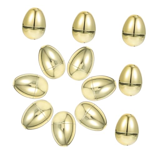 BESTonZON 12st Ostern Goldene Eier Befüllbares Ei Lotterie-ei Zum Befüllen Lotterie-eierdekorationen Eiförmige Schachteln Osterei- Nachfüllbares Ei Lotto-ei Befüllbar Öffenbare Eier Pp BESTonZON 12st Ostern Goldene Eier Befüllbares Ei Lotterie-ei Zum Befüllen Lotterie-eierdekorationen Eiförmige Schachteln Osterei- Nachfüllbares Ei Lotto-ei Befüllbar Öffenbare Eier Pp von BESTonZON
