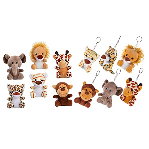 BESTonZON 12st Plüschtier-anhänger Lebewesen Weiches Ausgestopft Tiere Tragen Hase Hängender Schlüsselanhänger Ornament Für Die Dekoration Kreativer Schlüsselanhänger Metall BESTonZON 12st Plüschtier-anhänger Lebewesen Weiches Ausgestopft Tiere Tragen Hase Hängender Schlüsselanhänger Ornament Für Die Dekoration Kreativer Schlüsselanhänger Metall von BESTonZON